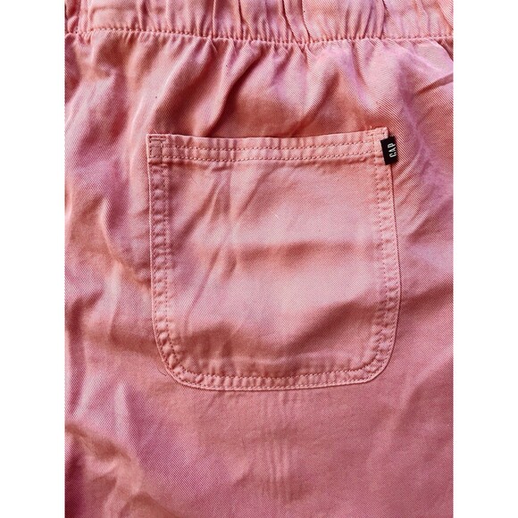 GAP XXL Pink Lyocell Drawstring Shorts NWT | 4" Inseam Casual Chino Style - Picture 7 of 11